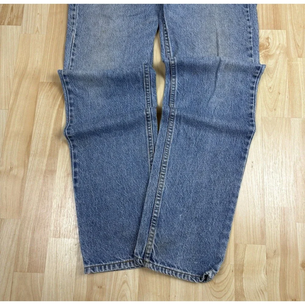Vintage 90s Levi’s Orange Tab 505 Jeans / Light Wash / Size 34 x 33